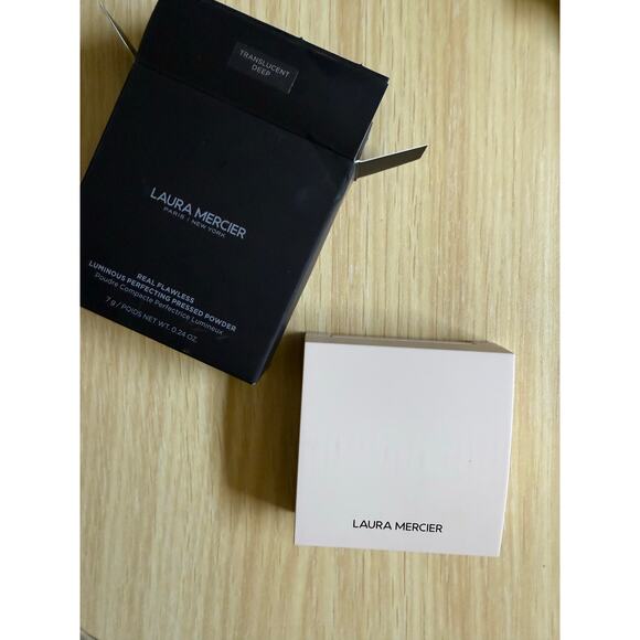 Laura Mercier Real Flawless Luminous Perfecting Press Powder .24oz Translu Deep - Picture 1 of 4